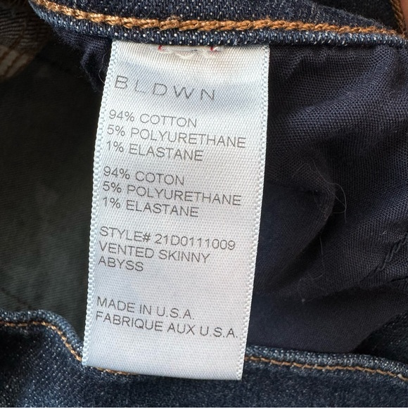 BLDWN Women’s Vinted Skinny Jeans Denim Size 29 Dark Wash - Picture 10 of 16